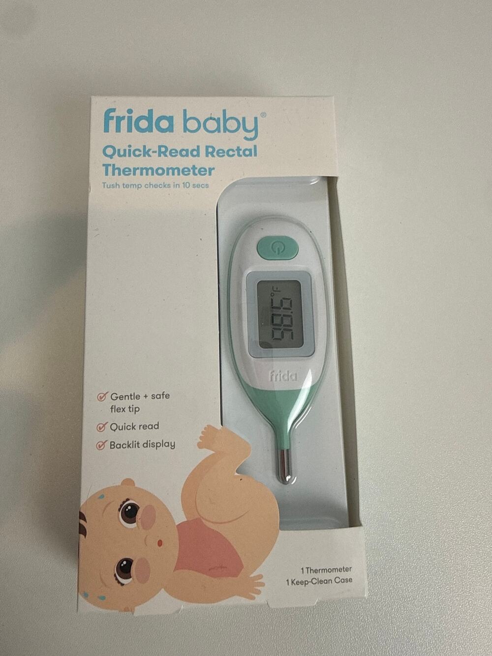 Frida Baby Quick-Read Rectal Thermometer New Sealed Baby Health Newborn
